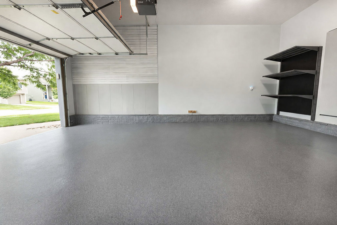 Garage floor concrete